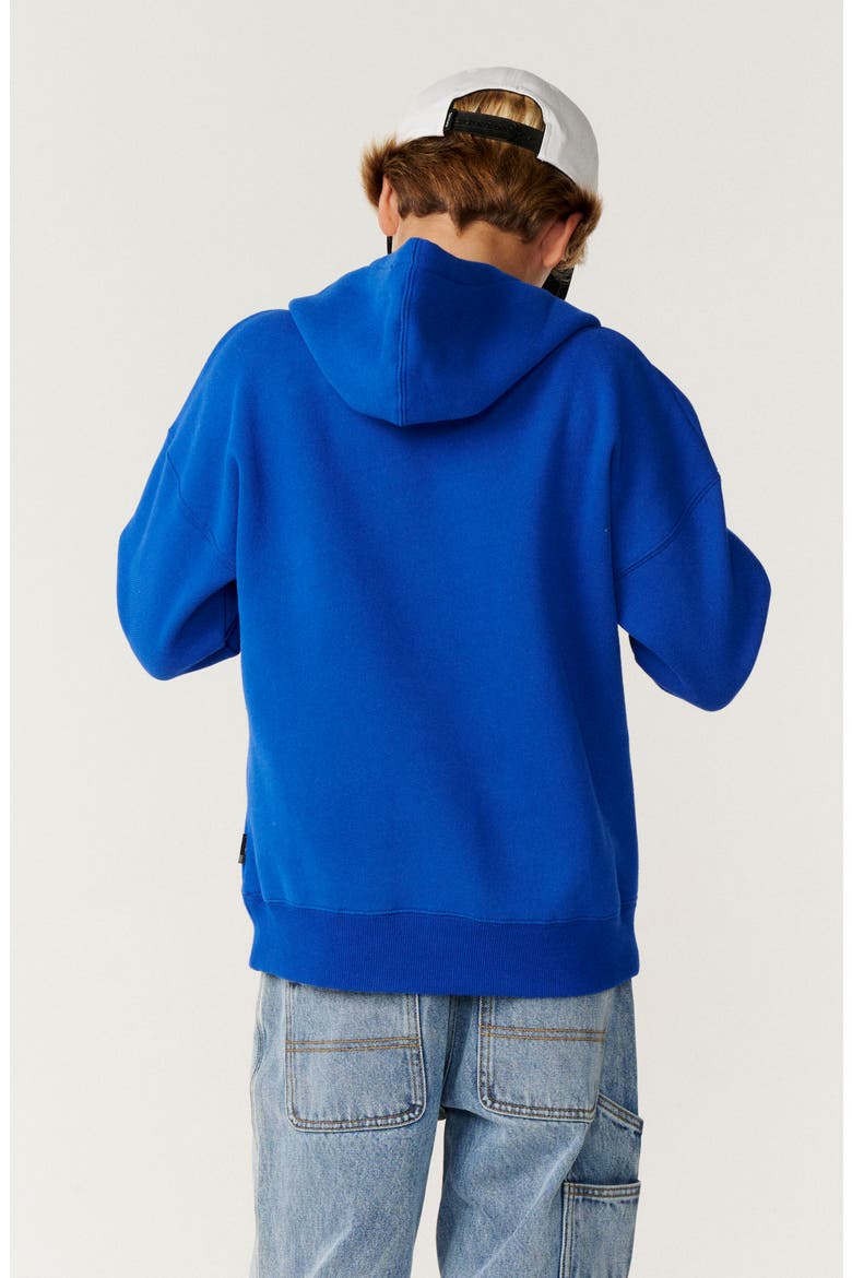 Kids' Archive Graphic Hoodie, Alternate, color, ELECTRIC COBALT