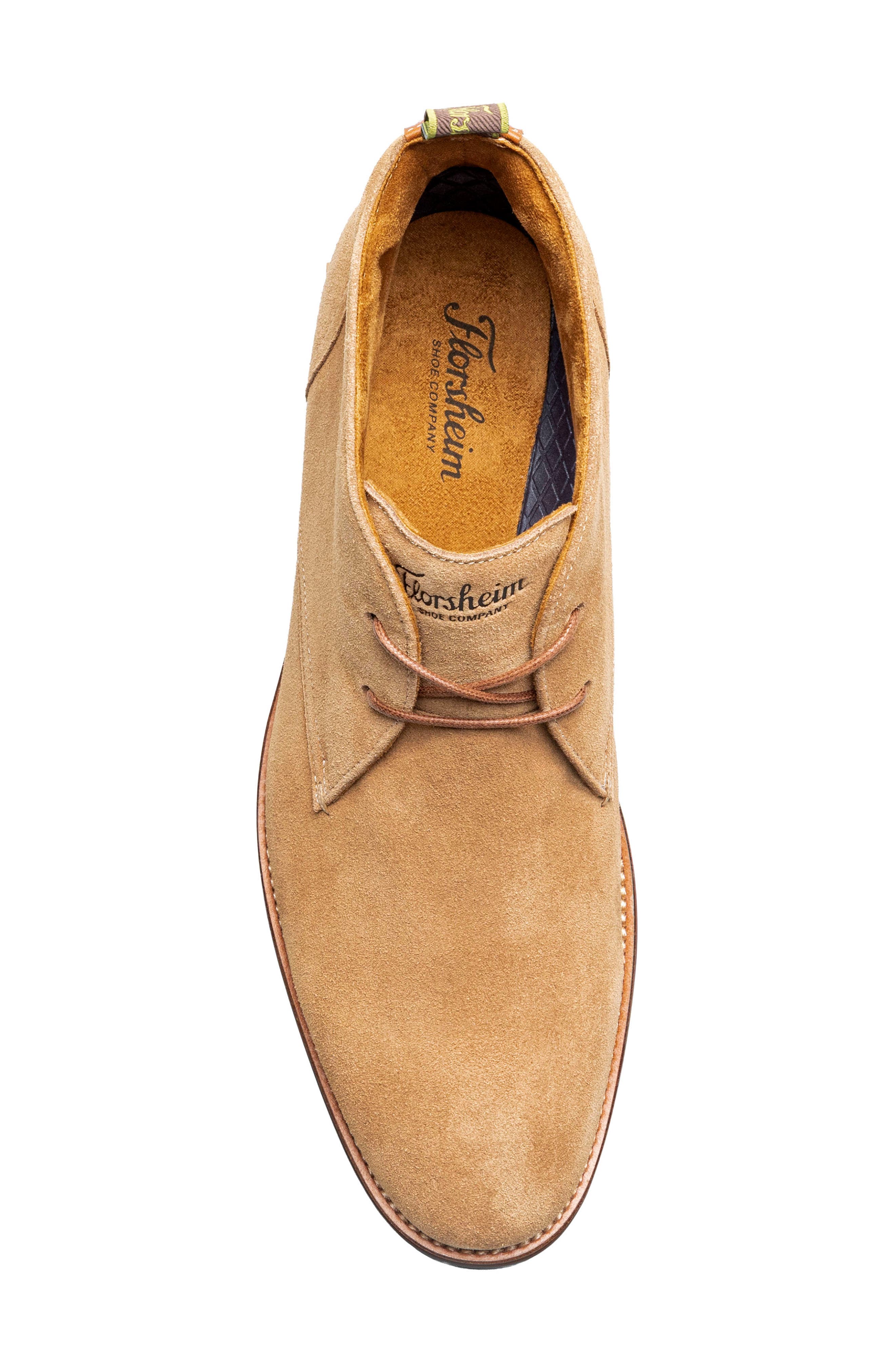 Rucci Leather Plain Toe Chukka Boot, Alternate, color, SAND