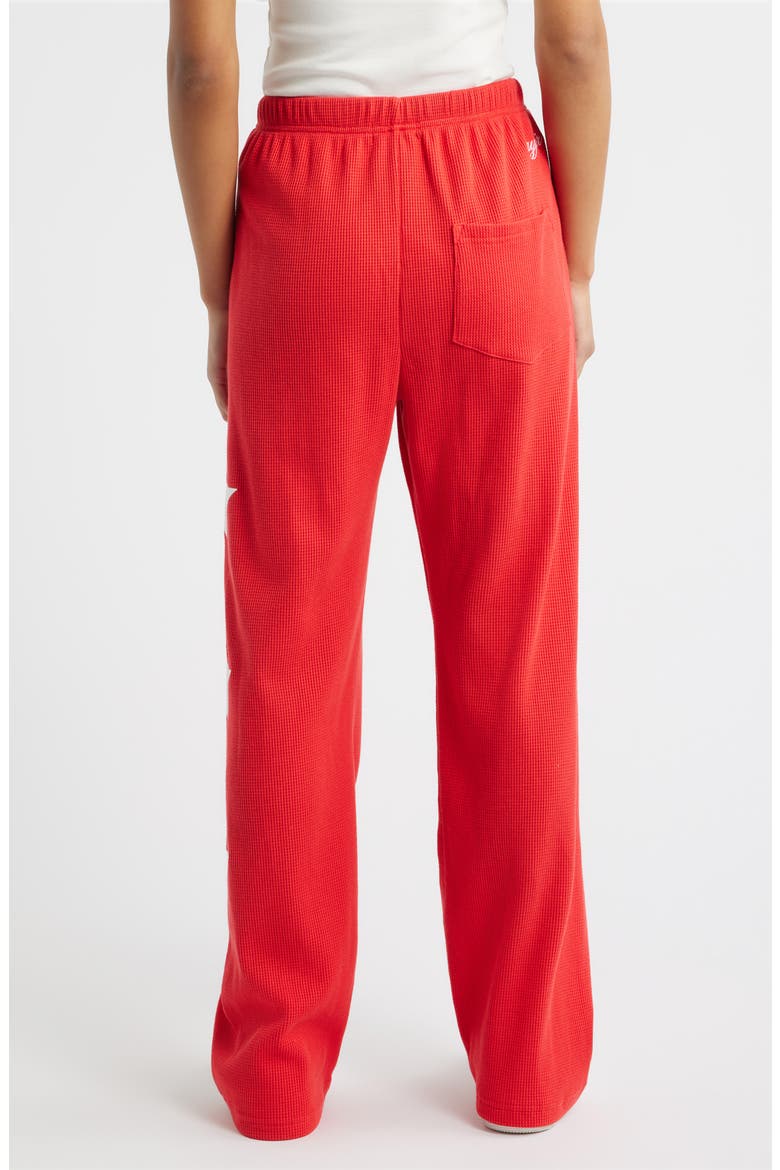 You Are a Star Waffle Knit Graphic Sweatpants, Alternate, color, RED