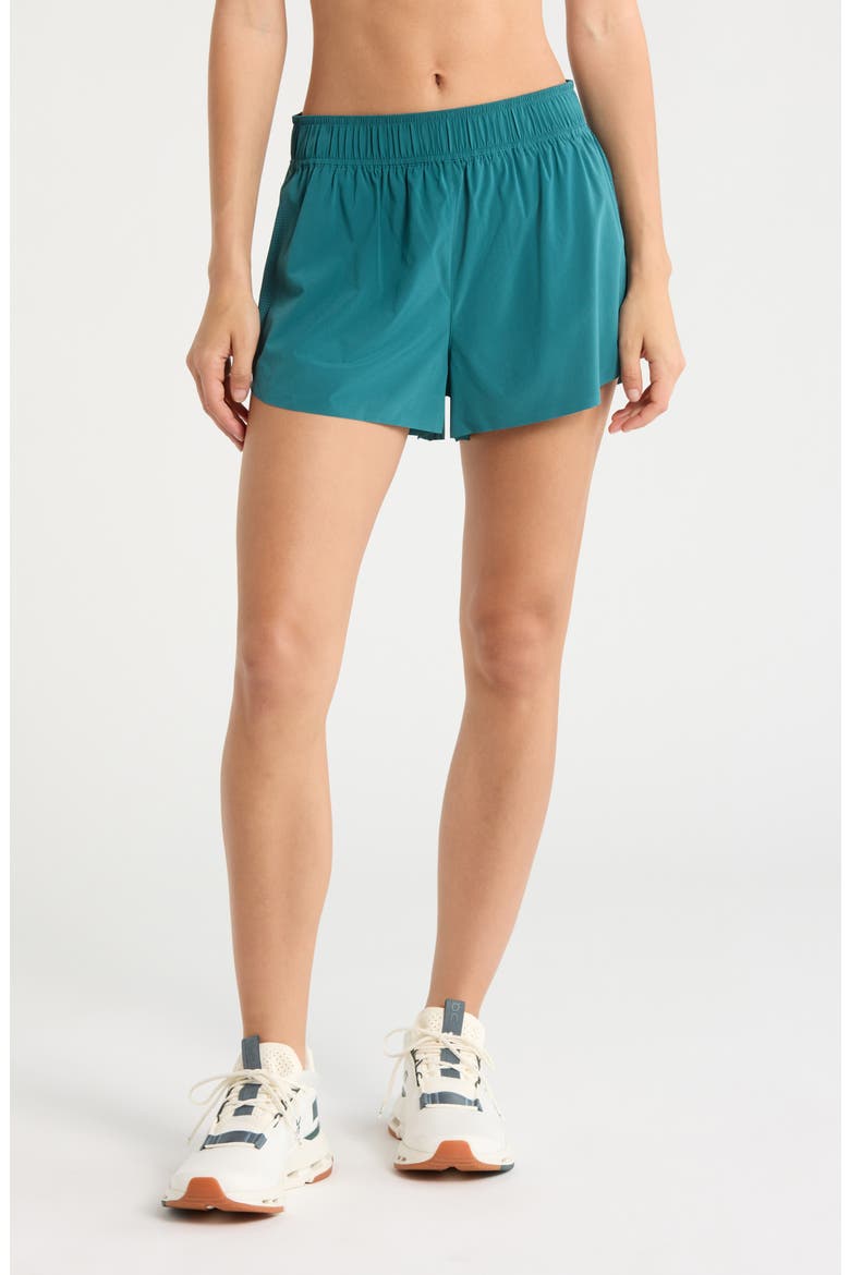 Solemate Run Shorts, Main, color, TEAL SEA