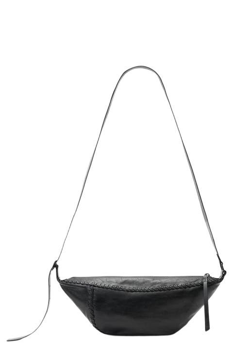 Esme Whipstitch Leather Crossbody Bag