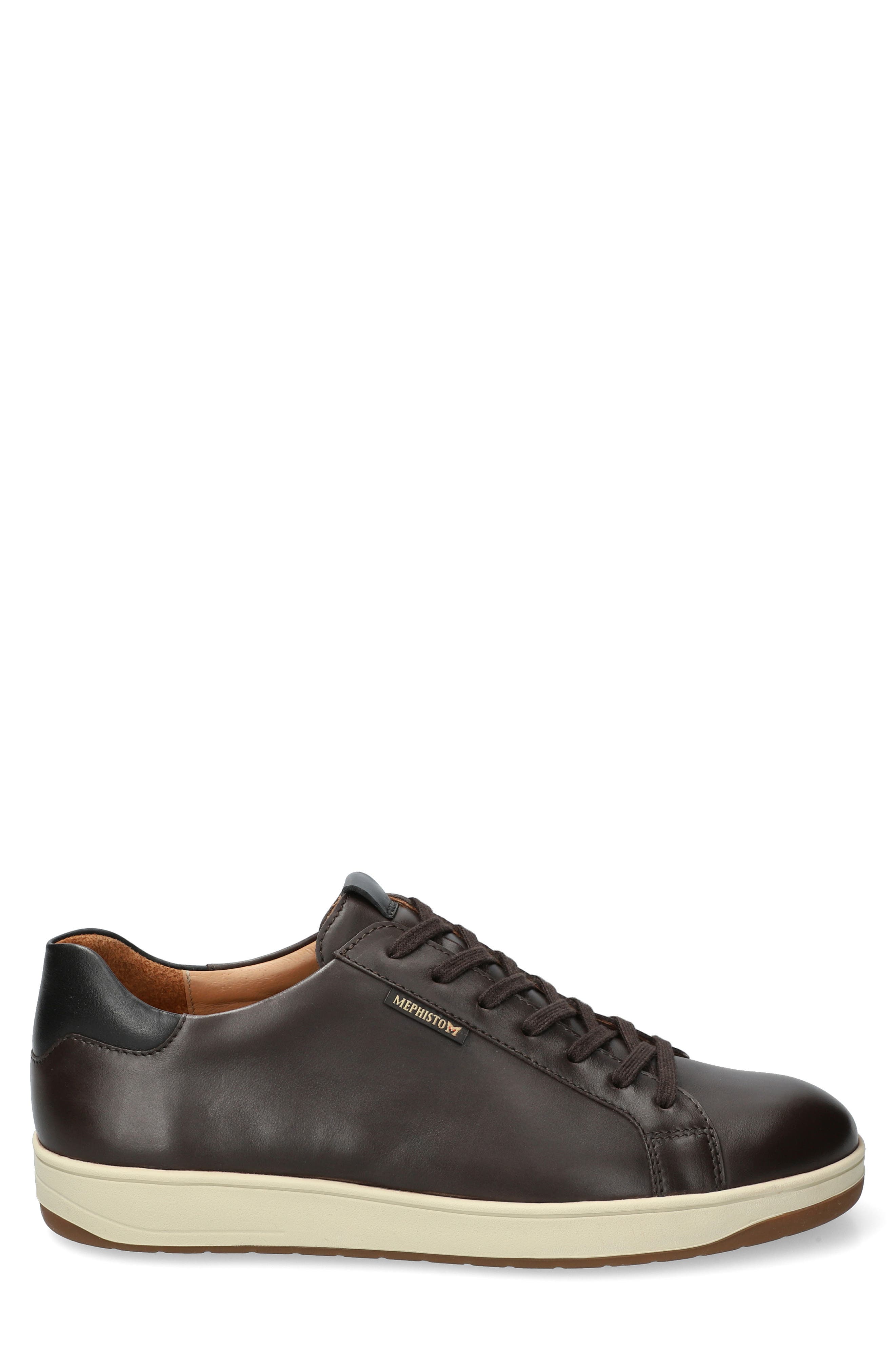 Hasko Low Top Sneaker, Alternate, color, BROWN