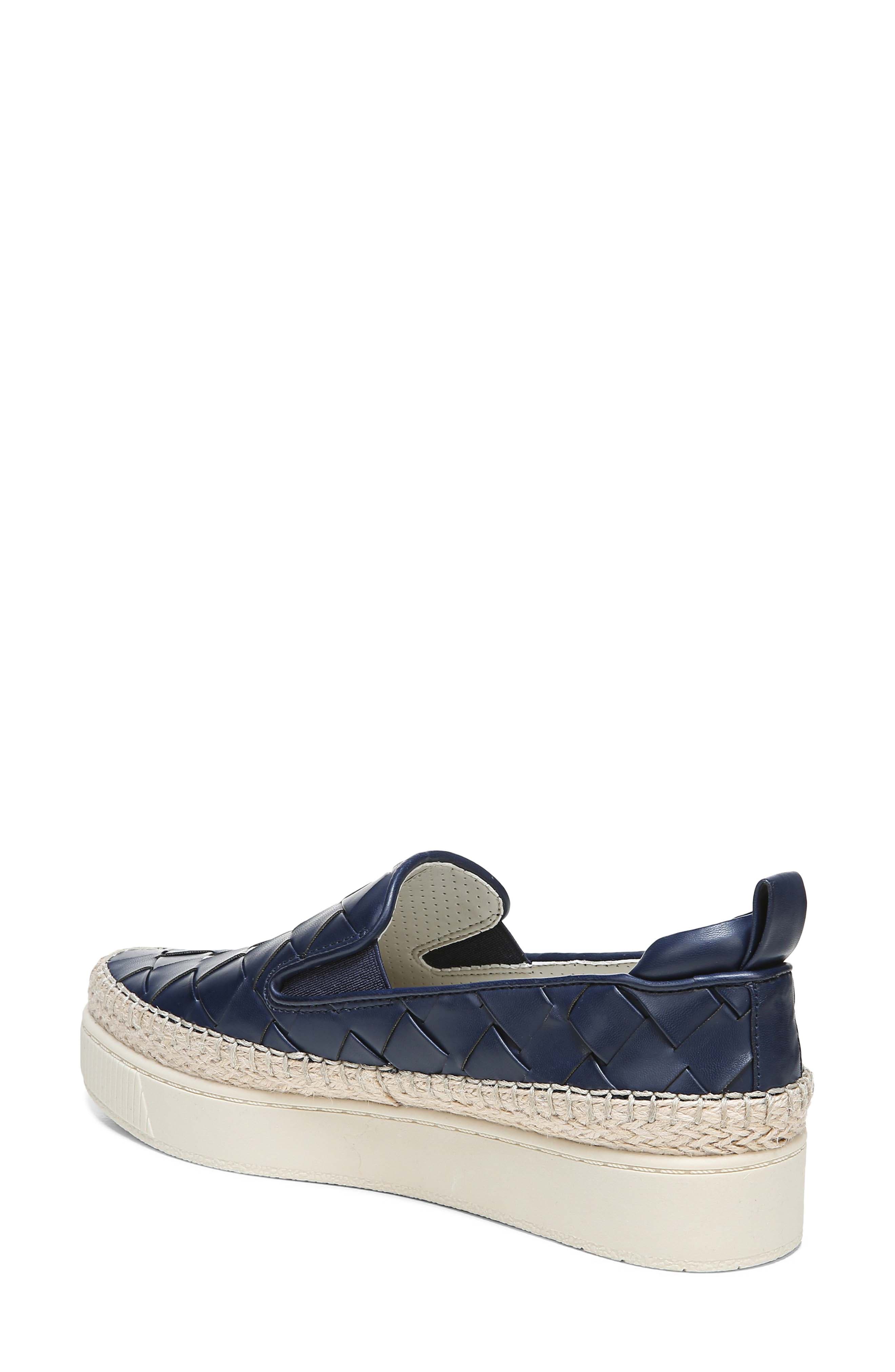 Homer Platform Sneaker, Alternate, color, NAVY FAUX LEATHER