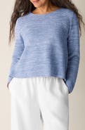 Eileen Fisher Organic Linen & Cotton Blend Crewneck Sweater