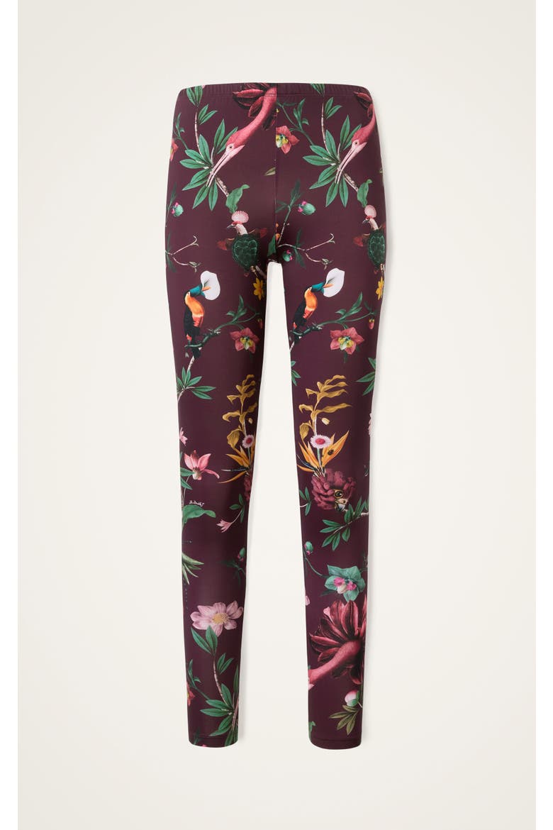 Leggings, Alternate, color, Zooflora Bordeaux