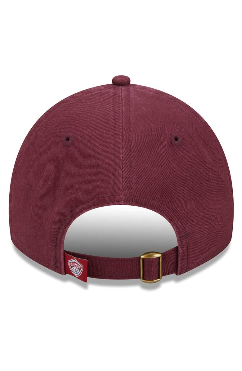 New Era Women's New Era Burgundy Colorado Rapids Throwback 9TWENTY Adjustable Hat, Alternate, color,