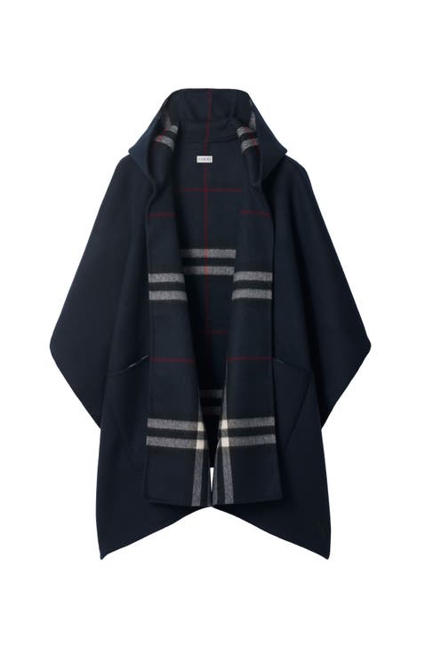 EKD Cashmere Hooded Cape
