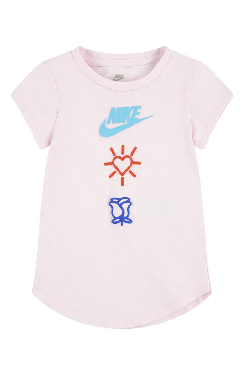 Nike Kids' Love Icon Stack T-Shirt, Main, color,