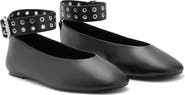 MANGO Ankle Strap Ballet Flat