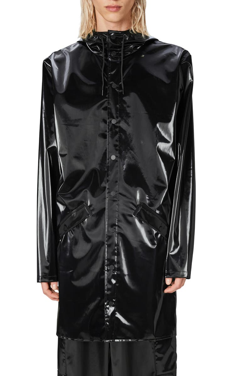 Rains Waterproof Hooded Jacket, Main, color, 