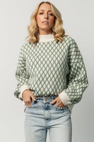Baltic Børn Hendrix Diamond Knit Sweater