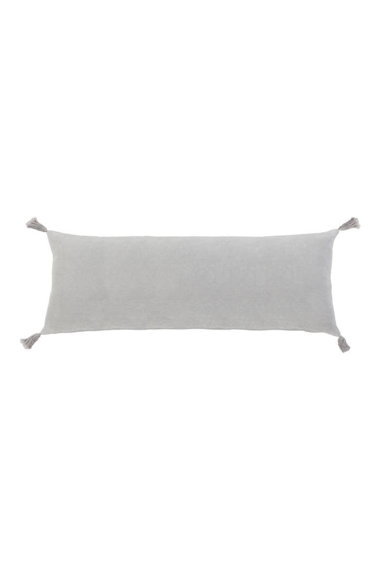 Bianca Accent Pillow, Main, color, LIGHT GREY