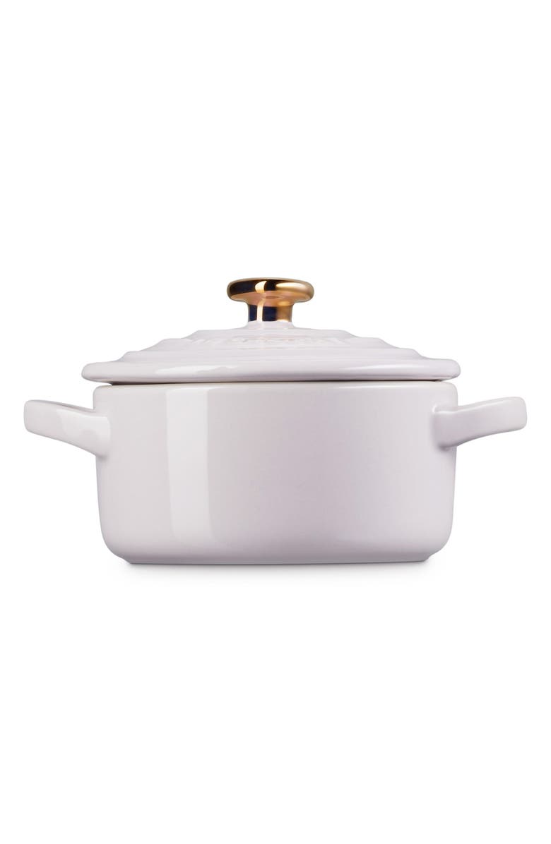 Le Creuset Mini Round Stoneware Baking Dish, Alternate, color, Shallot