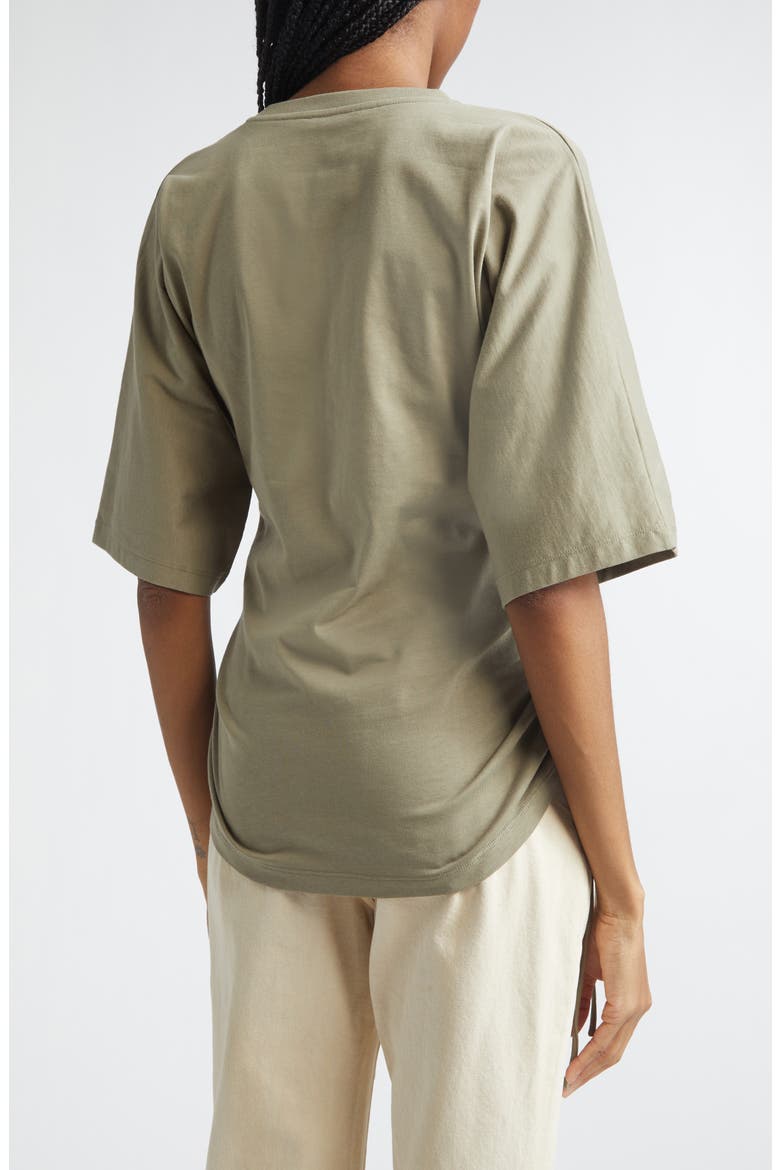 Club 45 Ruched Graphic T-Shirt, Alternate, color, UJA PALE GREEN/ MULTI