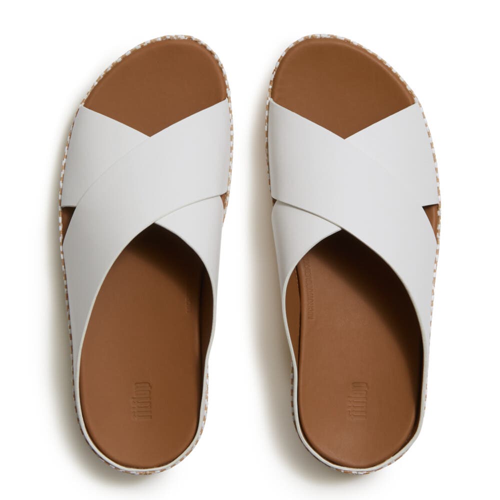 Lulu Lux Graphic-Weave Sandal, Alternate, color, Urban White