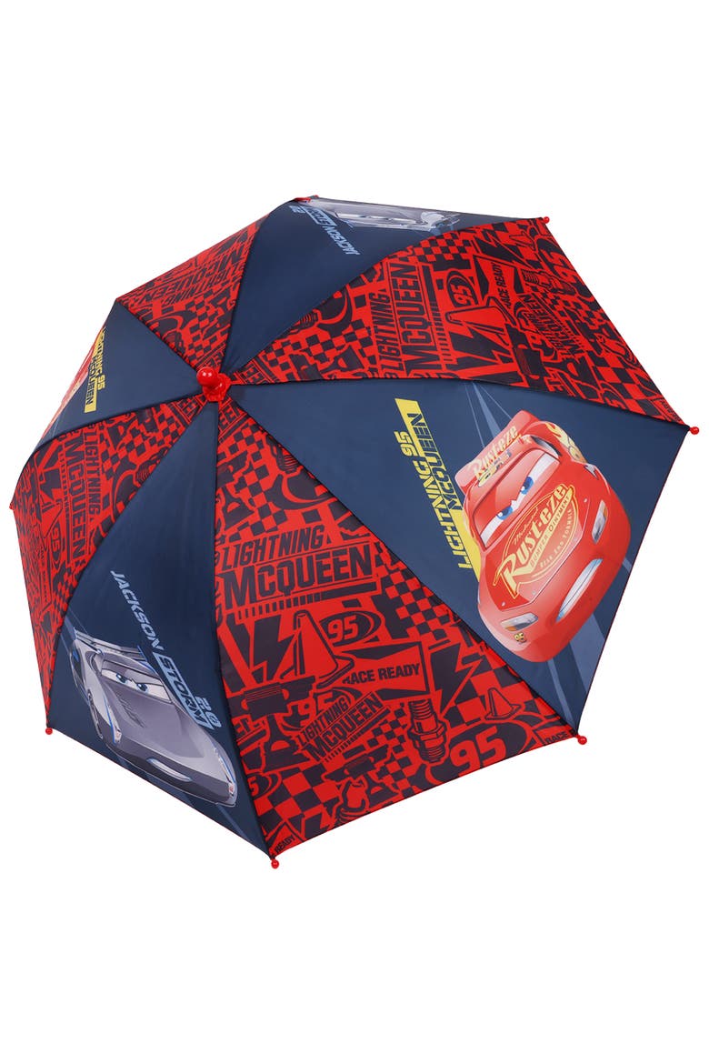 Pixar Cars Lightning McQueen Kids Umbrella, Alternate, color, MULTI