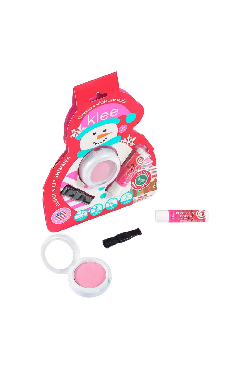 Klee Naturals Crystal Glow - Kids' Holiday Blush and Lip Shimmer Set, Main, color, Multi