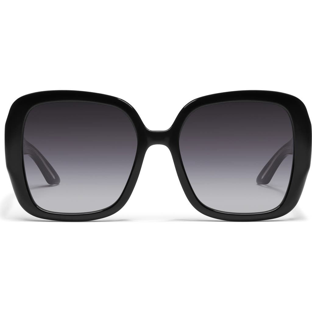 Quay Full Glam 56mm Gradient Square Sunglasses
