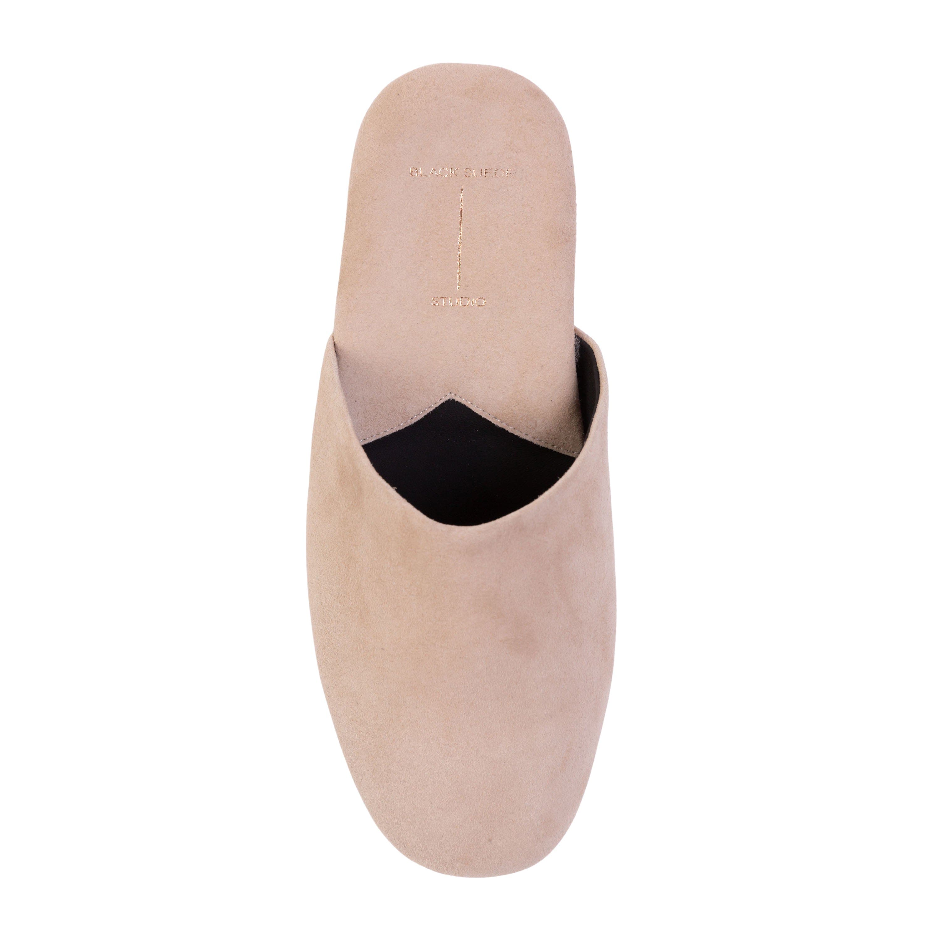 BLACK SUEDE STUDIO Shiloh Mule, Alternate, color, Tan Suede