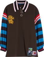 Chopova Lowena Mixed Stripe Patchwork Polo