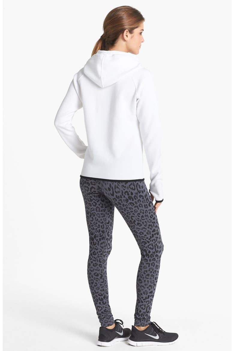 'Leg-A-See' Tights, Alternate, color, GREY/ BLACK