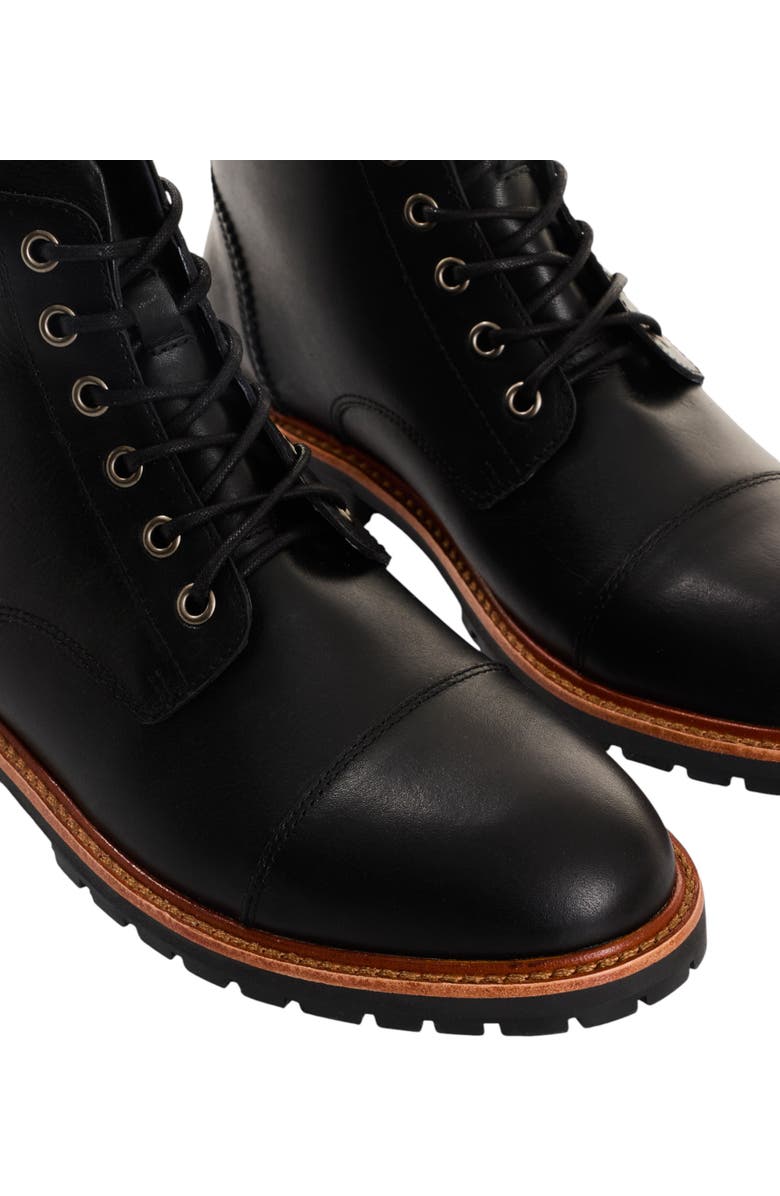 Velez Ray Leather Boots, Alternate, color, Black