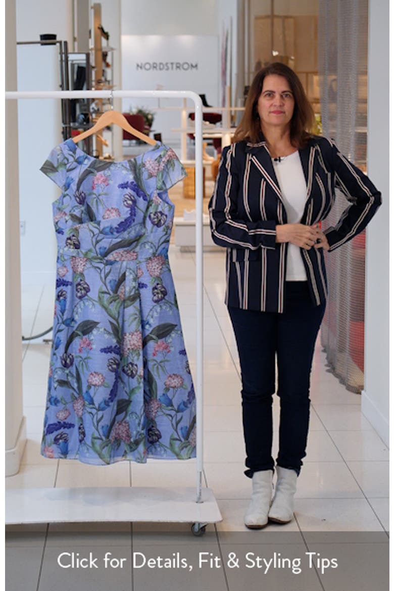 Floral Jacquard Cocktail Dress video