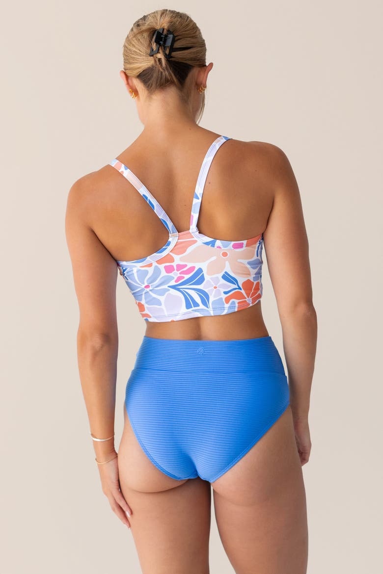 Scoop Neck Swim Top, Alternate, color, South Beach