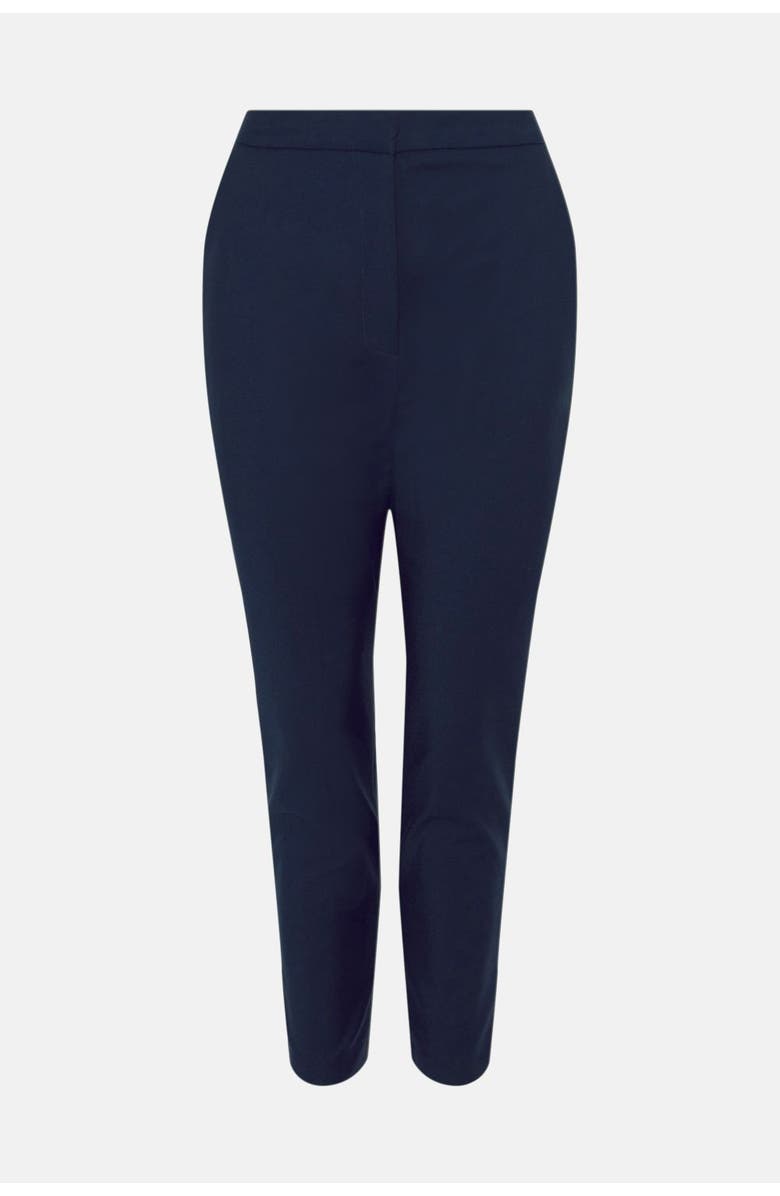 Karen Millen Petite Essential Techno Woven Trousers, Alternate, color, Navy