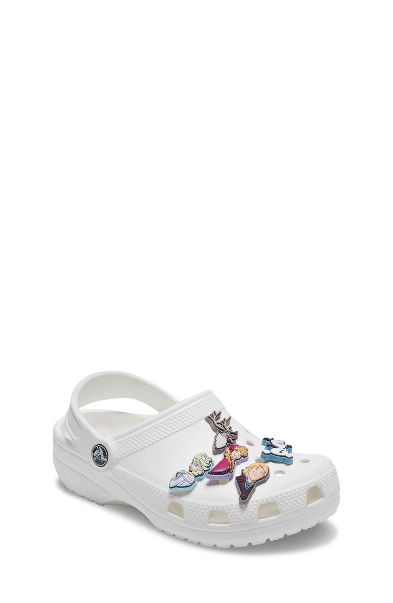 CROCS Disney Frozen 5-Pack Jibbitz Shoe Charms, Alternate, color, White