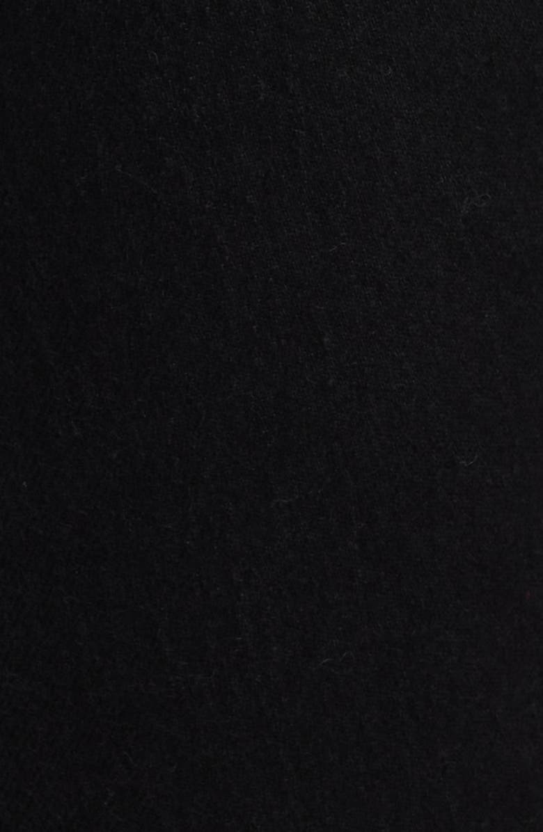 Madewell Longline Straight Leg Jeans, Alternate, color, Black Frost