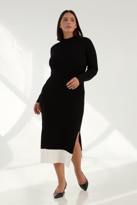 The Rib Sweater Midi Dress