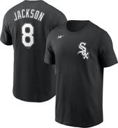 Nike Men's Nike Bo Jackson Black Chicago White Sox Cooperstown Collection Name & Number T-Shirt