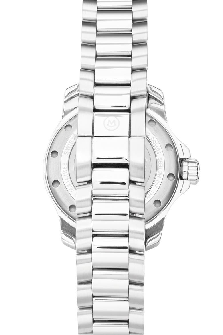'Series 800' Diamond Bracelet Watch, 29mm, Alternate, color, SILVER