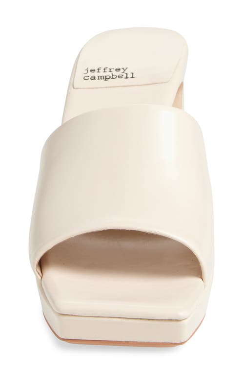 Jeffrey Campbell Dress Code Sandal In Cream