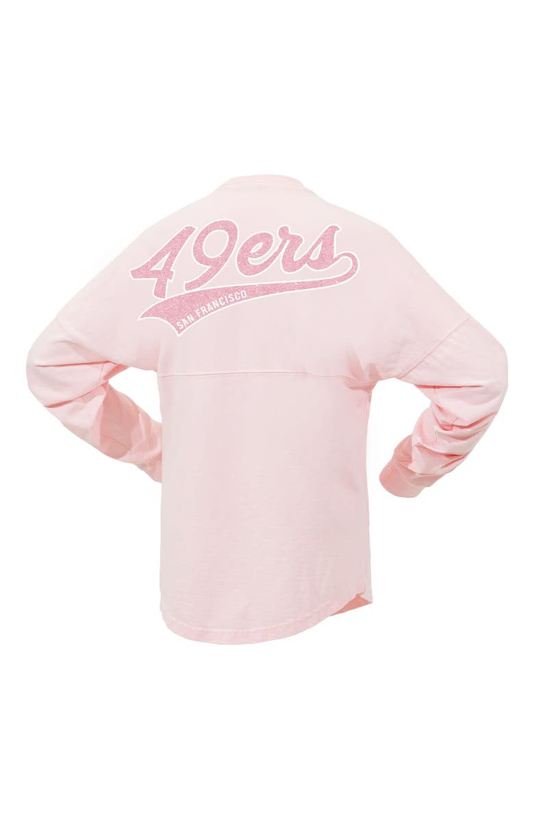 FANATICS Women's Fanatics Branded Pink San Francisco 49ers Millennial Spirit Jersey T-Shirt, Alternate, color, 