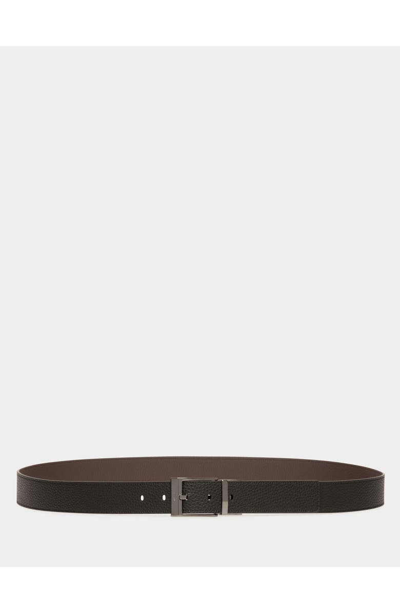Bally Shiffie 35mm Reversible And Adjustable Belt in Leather, Main, color, Black/Ebano+Rut