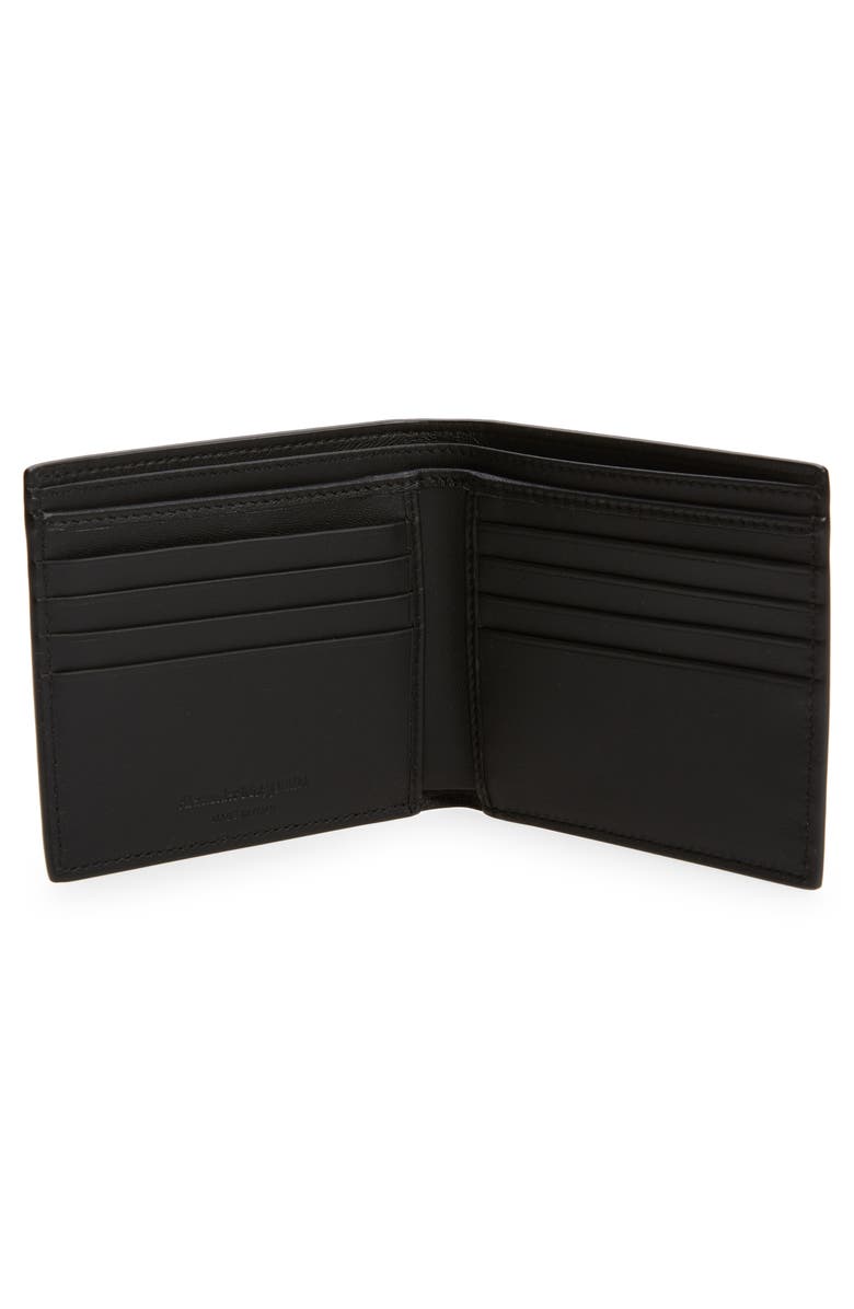 McQueen Alexander McQueen Camo Leather Billfold Wallet, Alternate, color,