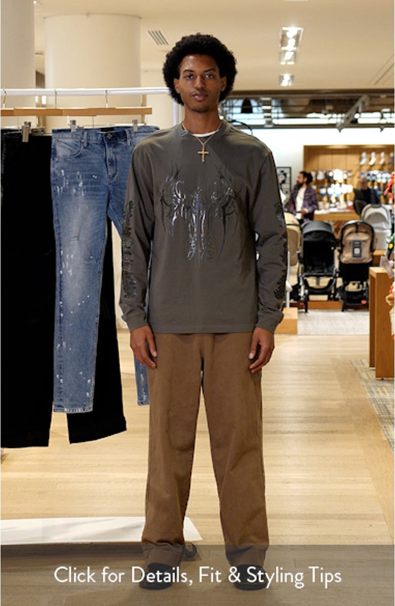 Lawrence Cyber Sigilism Long Sleeve Graphic T-Shirt, sales video thumbnail