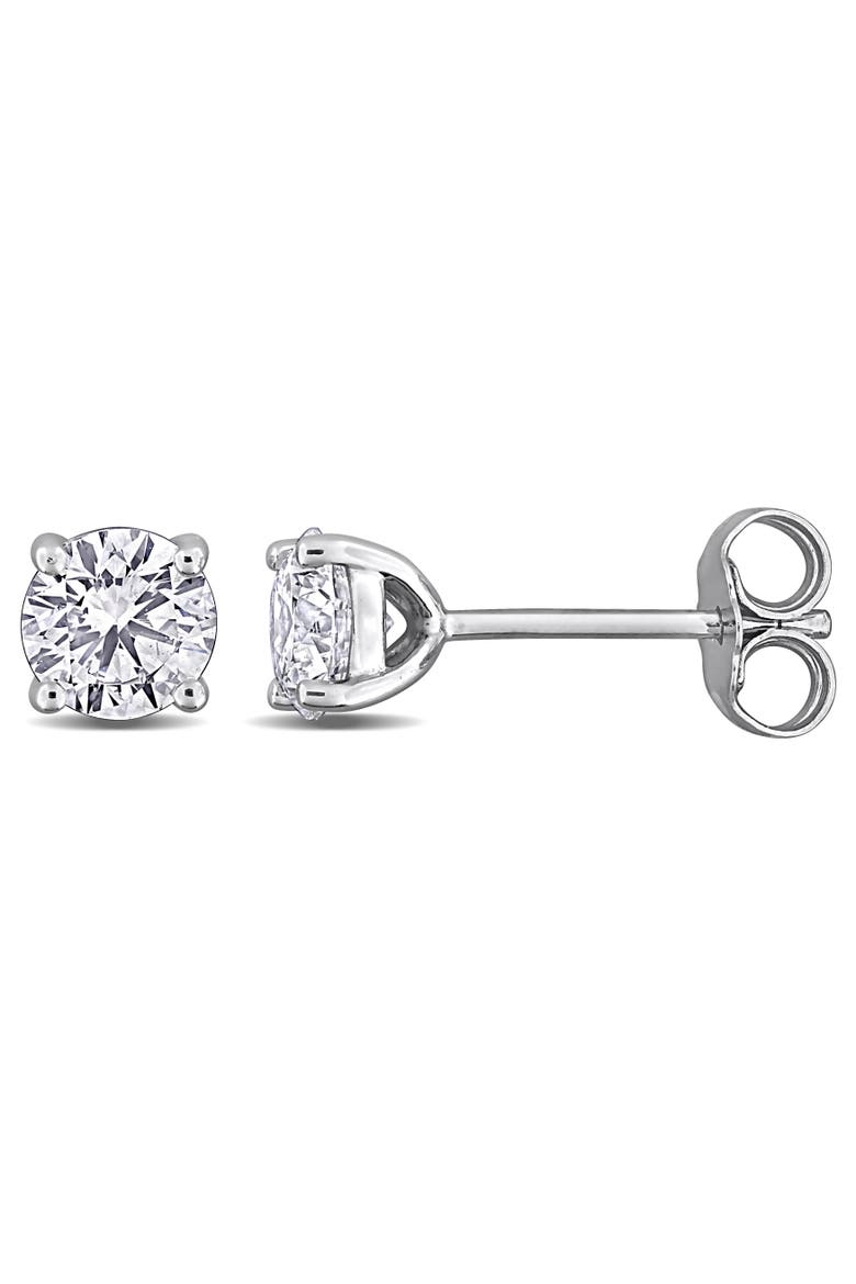 1 CTW Lab-Grown Diamond Stud Earrings, Main, color, Sterling Silver