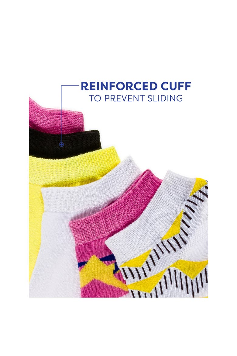 Women's 6-Pack Low-Cut Ankle Socks, Alternate, color, Zippy Flaxen