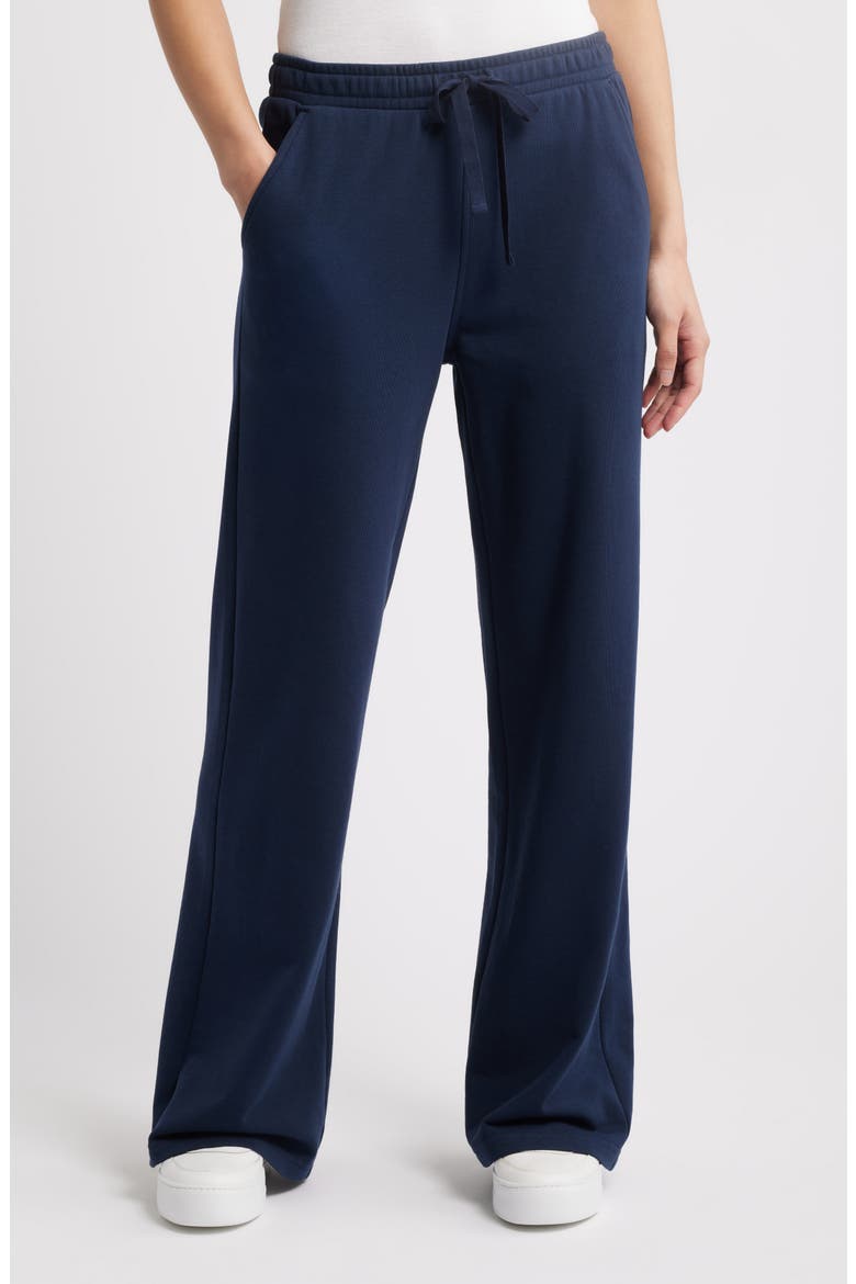 Straight Leg Sweatpants, Main, color, NAVY BLAZER