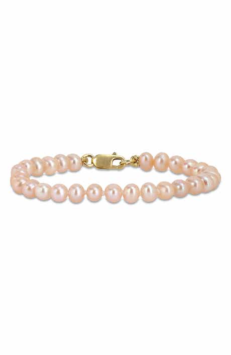 Pink Cultured Freshwater Pearl Bracelet