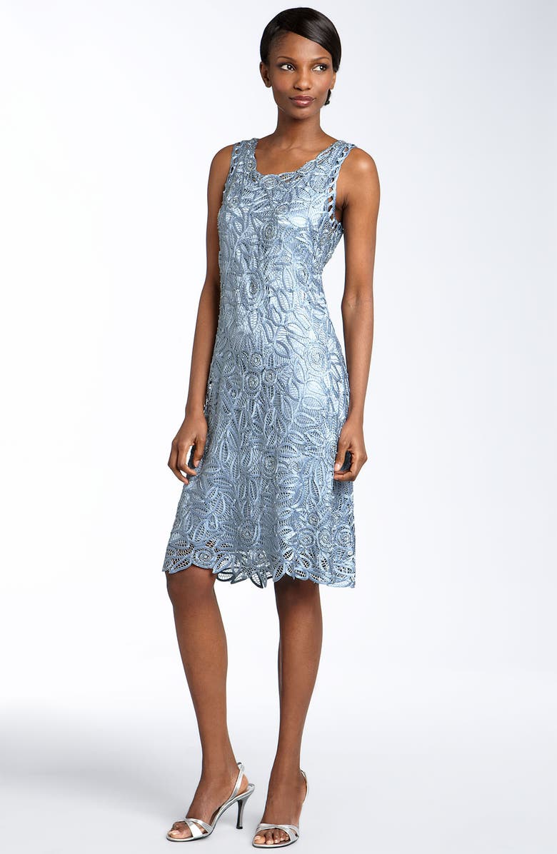 Soulmates Crochet Silk Dress & Jacket, Alternate, color,