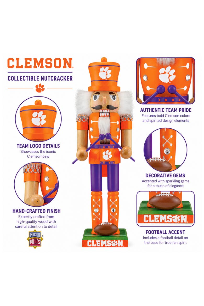 Clemson Tigers Collectible Nutcracker, Alternate, color, Multicolor