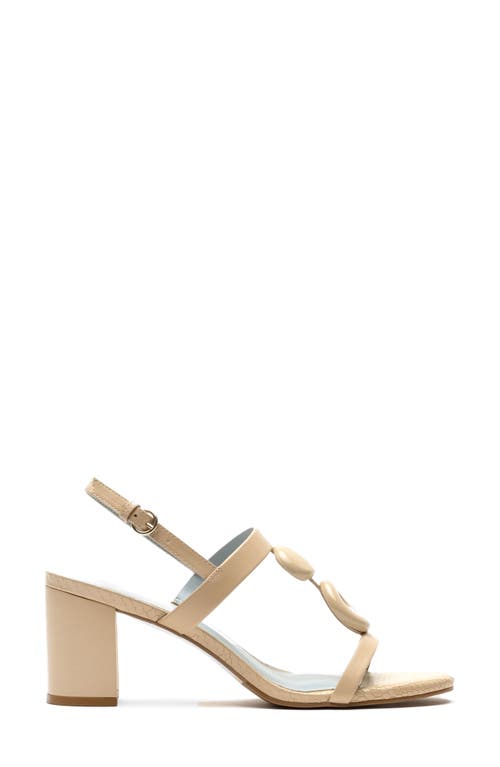 Frances Valentine Bianca Slingback Sandal In Natural