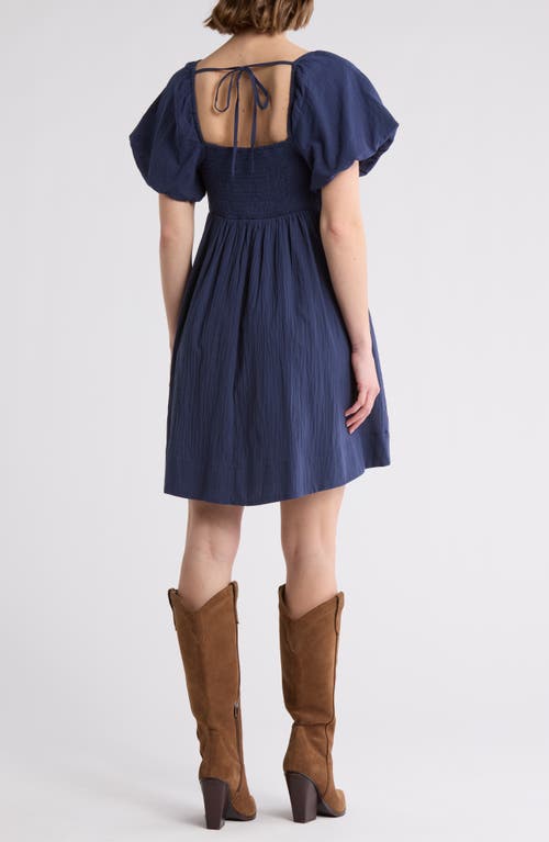 WISHLIST WISHLIST PUFF SLEEVE BABYDOLL DRESS
