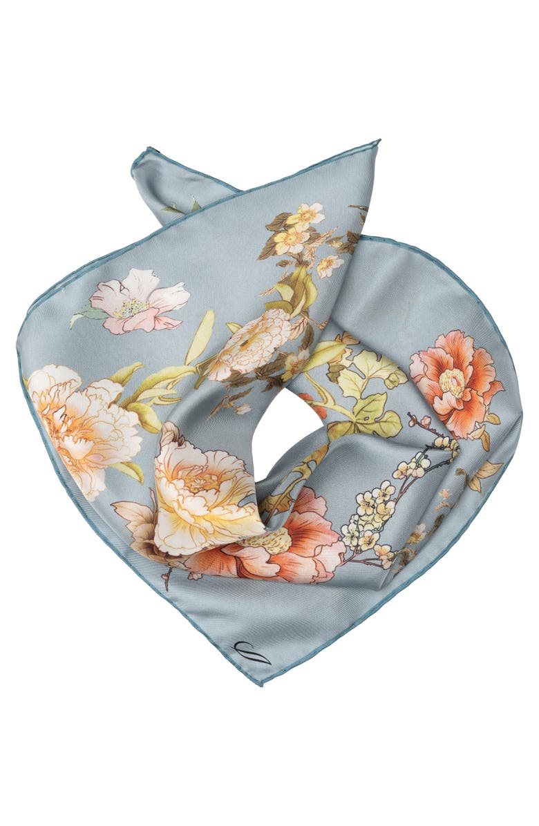 Elizabetta Carina - Silk Bandana, Alternate, color, Powder Blue