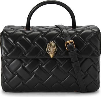 Kensington Quilted Leather Top Handle Bag