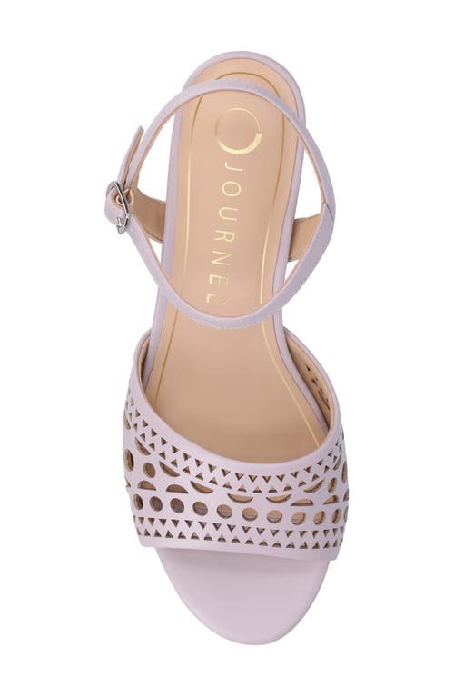 Shop Journee Collection Jessly Ankle Strap Sandal In Lilac